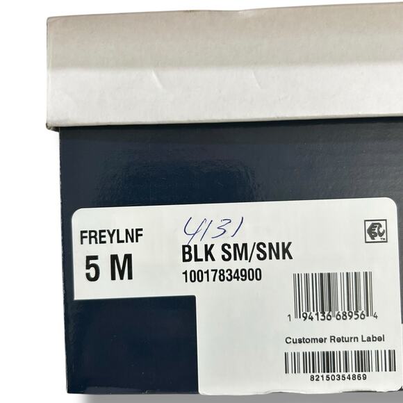 NEW Karin Scott Tall Boots Size 5 Black Buckled Knee High Dressy High Heel NWT - Picture 7 of 7